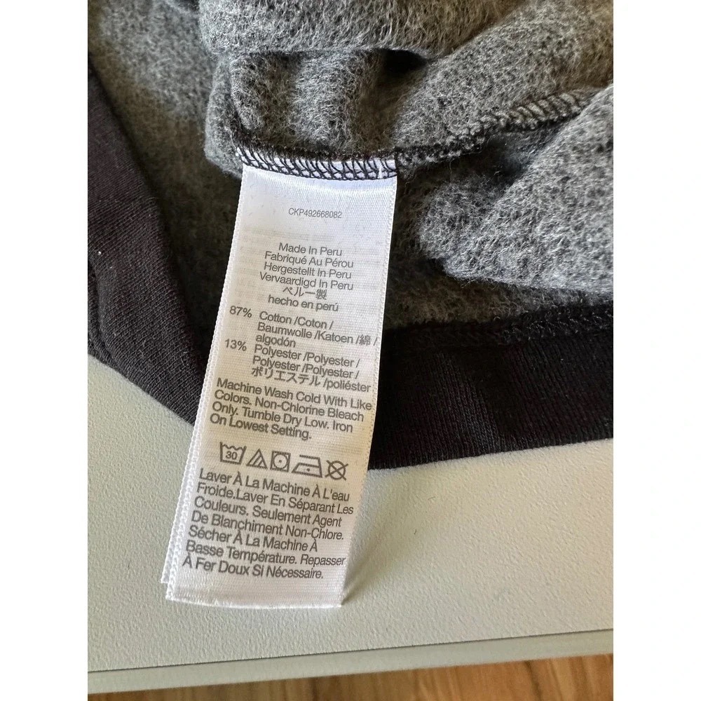 NWT Madewell Puff Short Sleeve Sweatshirt in True Black | Size Small - Picture 12 of 12